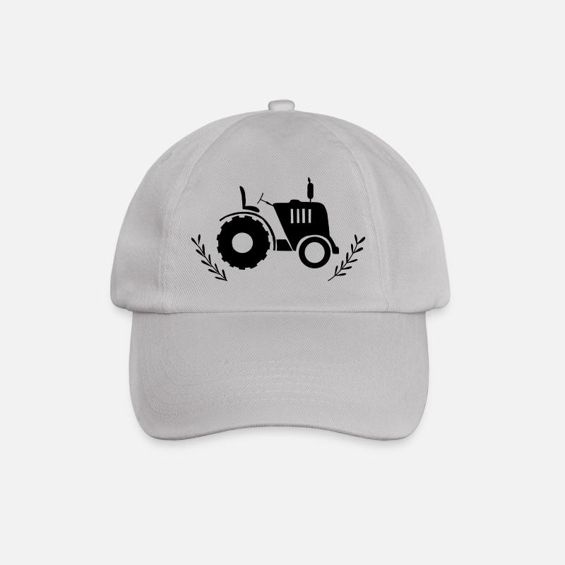 Traktor - Baseballkappe - Grau