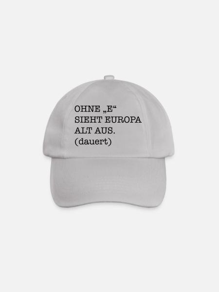 lustig - Baseballkappe - Grau