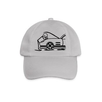 Kfz-Mechaniker - Baseballkappe - Grau - Vorne