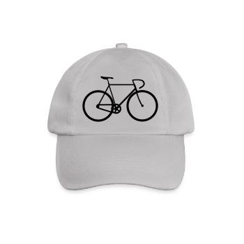 Fahrrad Rennrad Bicycle Sport 1c - Baseballkappe - Grau - Vorne