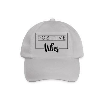 Positive Vibes - Baseball Cap - grey - Front