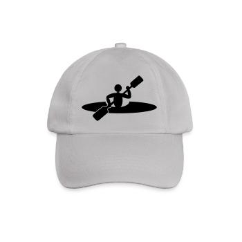 Canoe kayak - Baseball Cap - grey - Front
