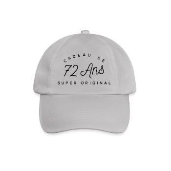 Cadeau 72 ans  - Casquette classique - bruyère - Devant
