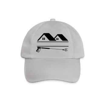 High-pressure sprayer façade cleaning houses - Baseball Cap - grey - Front