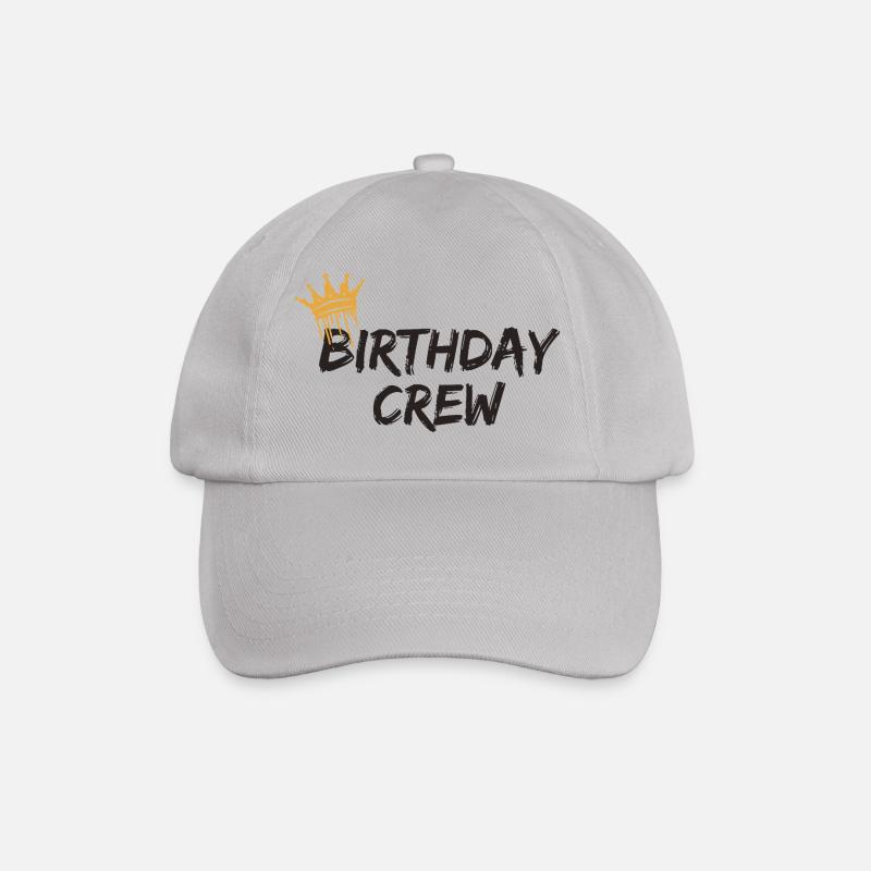 Birthday Crew - Baseballkappe - Grau