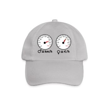 Sporty and expendive speed - Baseball Cap - grey - Front