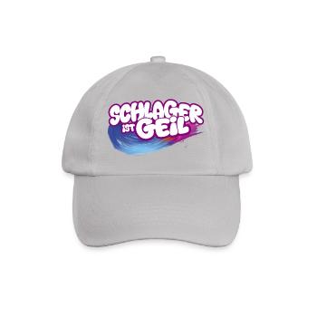 Schlager ist geil Neon Pinsel Pink Schlagermusik - Casquette classique - bruyère - Devant
