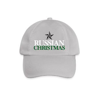 Lettrage de Noël russe - Casquette classique - bruyère - Devant
