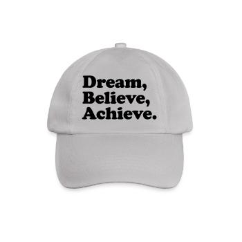 Rêve, croire, atteindre - Motivation Noir - Casquette classique - bruyère - Devant