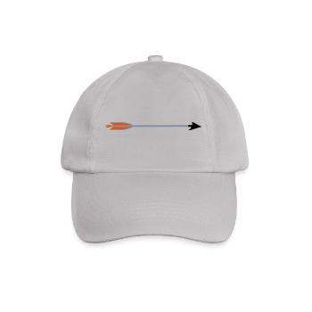 medieval archery arrow Broadhead by Patjila - Baseball Cap - grey - Front