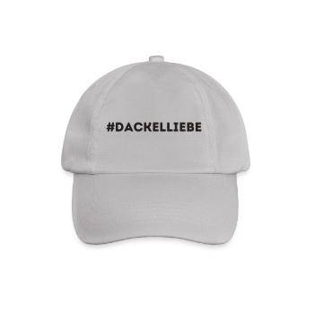 #Dackelliebe Dackel Hundemensch - Baseballkappe - Grau - Vorne