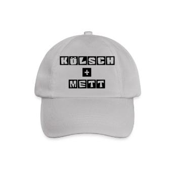Kölsch und Mett - Baseballkappe - Grau - Vorne