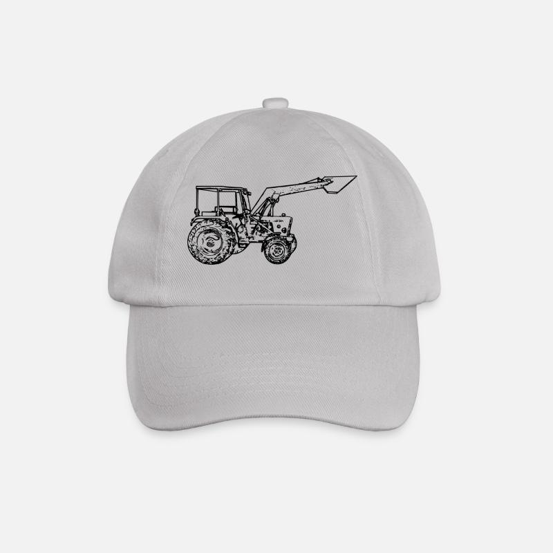 Traktor - Baseballkappe - Grau