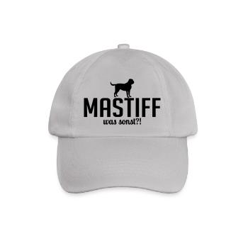 MASTIFF was sonst - Baseballkappe - Grau - Vorne