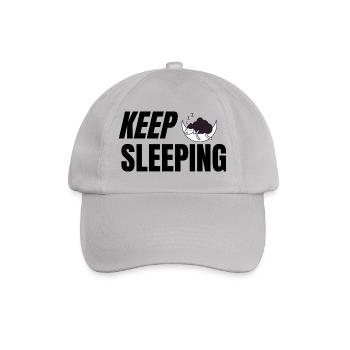 Keep Sleeping - Texte humoristique pour pyjama - Casquette classique - bruyère - Devant