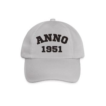 Anno 1951 Birthday Year of birth - Baseball Cap - grey - Front