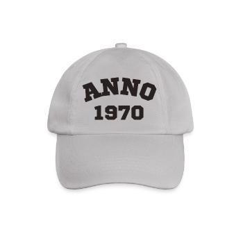 Anno 1970 Birthday Year of birth - Baseball Cap - grey - Front