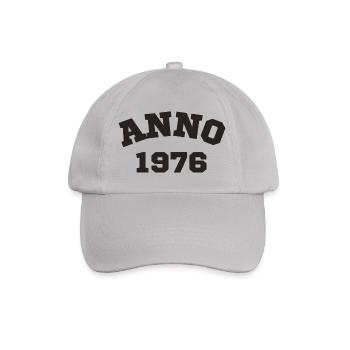 Anno 1976 Birthday Year of birth - Baseball Cap - grey - Front