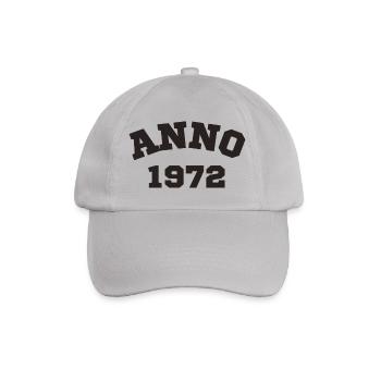 Anno 1972 Geburtstag Geburtsjahr - Baseballkappe - Grau - Vorne