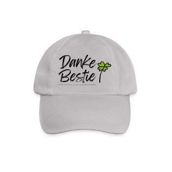 Danke Bestie - Baseballkappe - Grau - Vorne