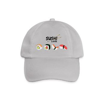Sushi-Liebhaber - Baseballkappe - Grau - Vorne
