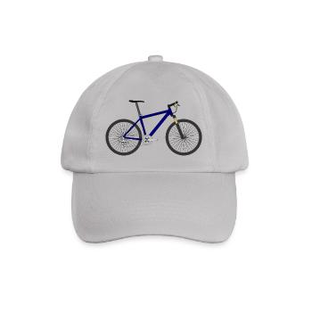 bicycle mountain bike cyclist mountainbike fahrrad - Baseballkappe - Grau - Vorne