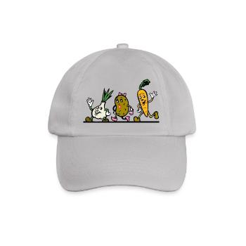 vegetables - Baseball Cap - grey - Front