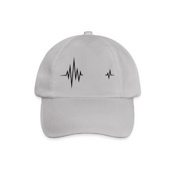 Votre texte pouls, fréquence, Saint Valentin, love - Casquette classique - bruyère - Devant