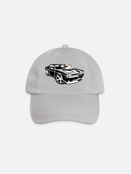 Muscle-Car-Power pur! - Baseballkappe - Grau