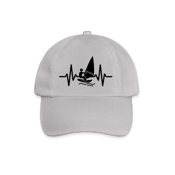 Battement de cœur de planche à voile - Casquette classique - bruyère - Devant