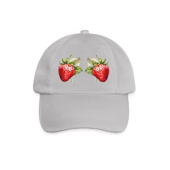 Fraises Aquarelle - Casquette classique - bruyère - Devant