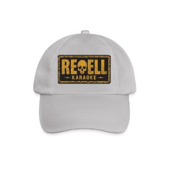 Rebellen-Karaoke. - Baseballkappe - Grau - Vorne