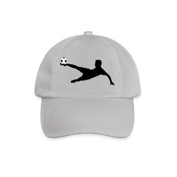 american football soccer football ball goalkeeper1 - Baseball Cap - grey - Front