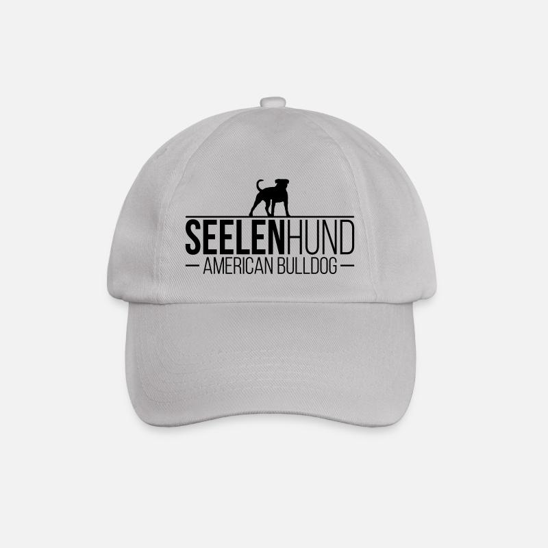 AMERICAN BULLDOG Seelenhund - Baseballkappe - Grau