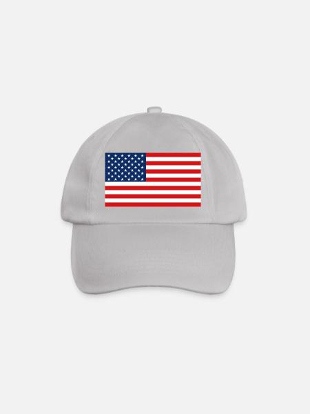 USA - Baseballkappe - Grau