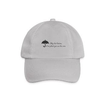 In Brittany, it only rains on the cons - Baseball Cap - grey - Front