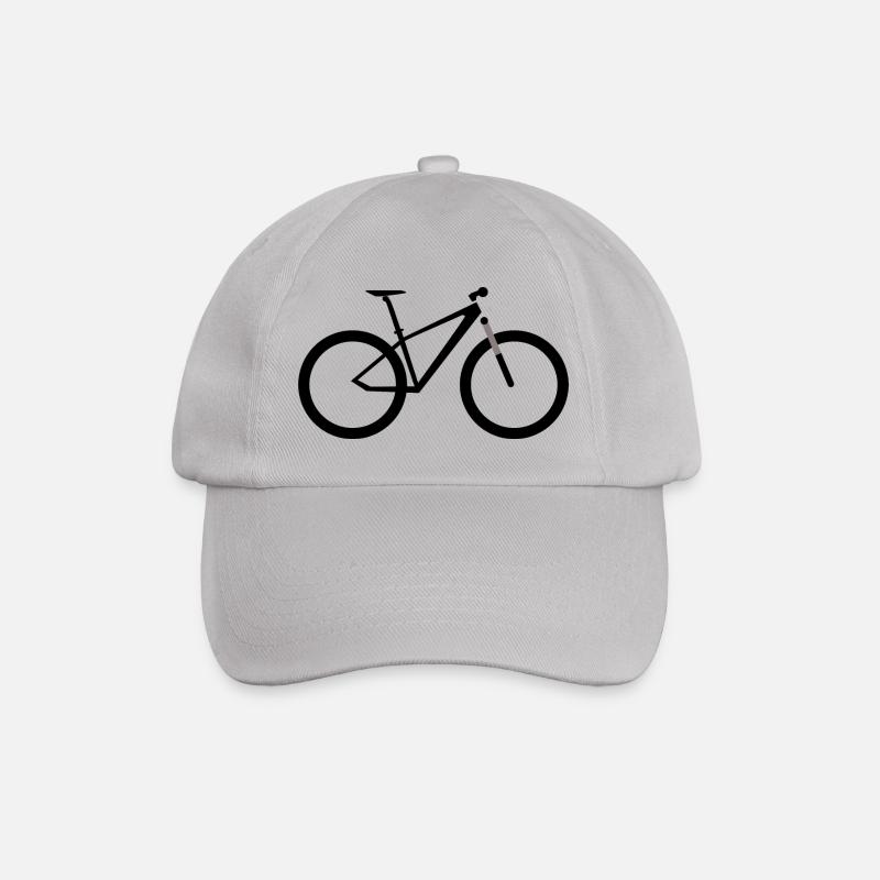 Mountainbike - Baseballkappe - Grau
