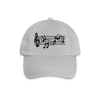 Do re mi - Baseball Cap - grey - Front