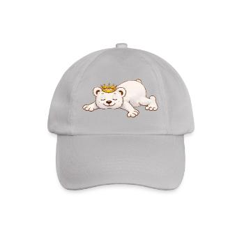 Ours endormi avec couronne – Motif d’animal mignon - Casquette classique - bruyère - Devant