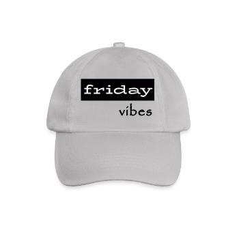 Friday Vibes - Baseball Cap - grey - Front
