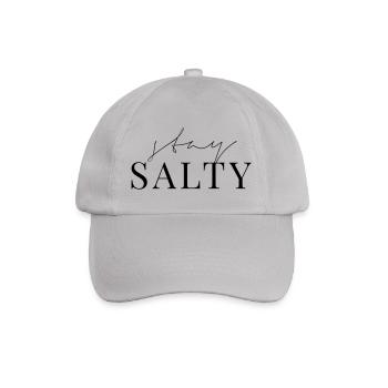 stay salty - Baseballkappe - Grau - Vorne