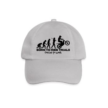 trials bike evolution 03 born to ride fo - Baseball Cap - grey - Front