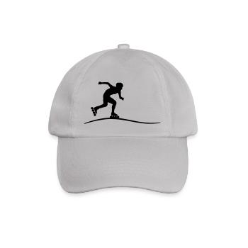 Sport - Inline Skating - Baseballkappe - Grau - Vorne