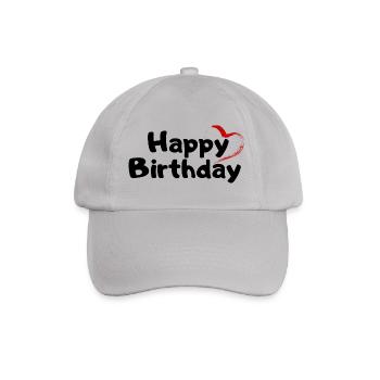 Happy Birthday Birthday Greeting Birthday Gift - Baseball Cap - grey - Front