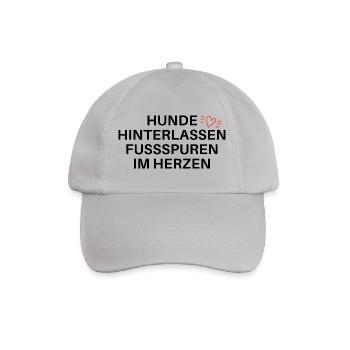 Hundespruch - Baseballkappe - Grau - Vorne