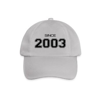 Depuis 2003 année de naissance ou d'évènement - Casquette classique - bruyère - Devant