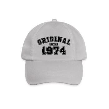 Original Since 1974 Vintage Birthday Birthday - Baseball Cap - grey - Front