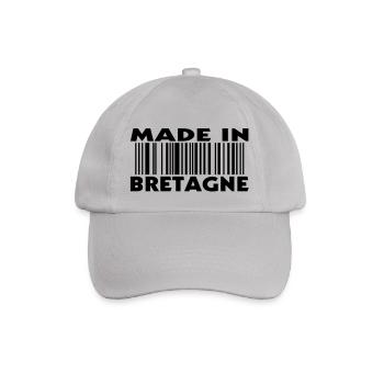 Made in BRITAIN (1c) - Baseball Cap - grey - Front