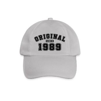 Original Since 1989 College Style - Baseballkappe - Grau - Vorne