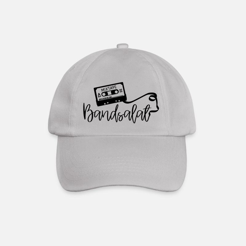Bandsalat - Baseballkappe - Grau